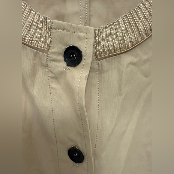 St. John Camel Utility Button Up Dress Pockets Size 12 Quiet Luxury - Picture 3 of 8